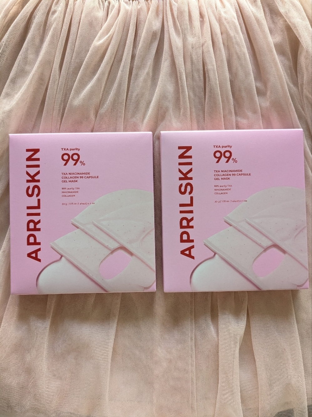 APRILSKIN - TXA Niacinamide Collagen 99 Capsule Gel Mask Set - 2 Boxes